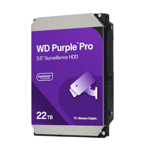 דיסק WD 22TB PURPLE Pro Survailance 512MB Cache 7200 rpm SATA III