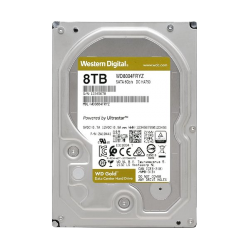 דיסק קשיח 3.5 לנייח WD 8TB Gold Enterprise 256MB Cache 7200RPM