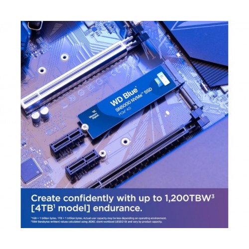 דיסק פנימי WD Blue SN5000 NVMe SSD 1TB PCIe Gen4X4 2280