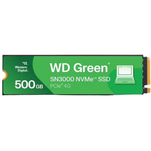 דיסק פנימי WD SN3000 500GB Gen 4X4 NVME Read-5000 Write-4100
