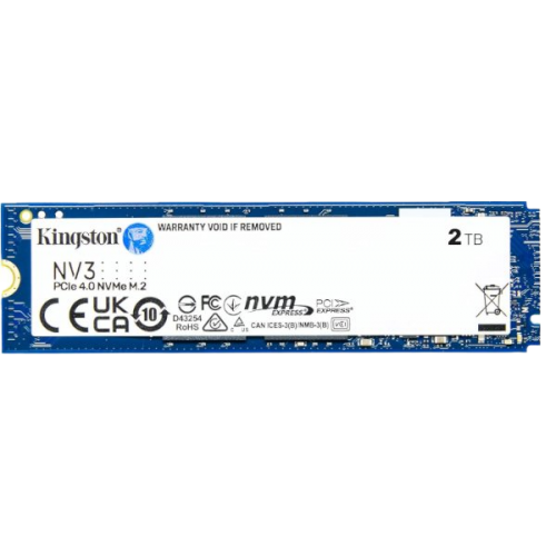 דיסק פנימי Kingston NV3 2TB NVME GEN 4.0 M.2 2280 6000/5000Mb/s