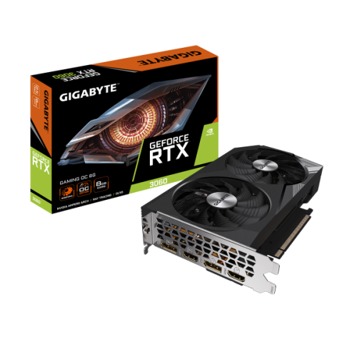 כרטיס מסך Gigabyte RTX 3060 Gaming OC 8GB 2.0 GDDR6 Dual Fan