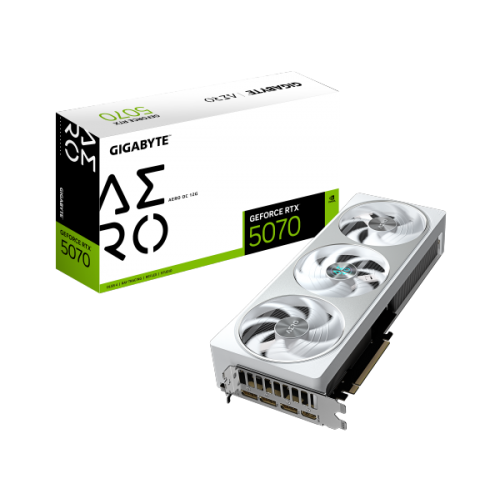 כ.מסך GIGABYTE GeForce RTX 5070 AERO OC 12G