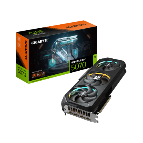 כ.מסך GIGABYTE GeForce RTX 5070 GAMING OC 12G