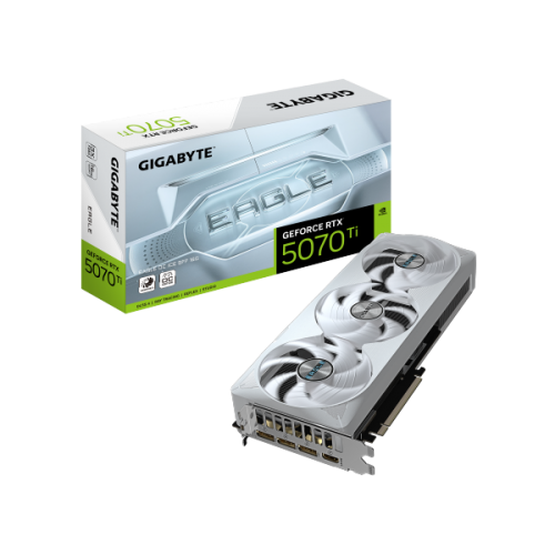כרטיס מסך GIGABYTE GeForce RTX 5070 Ti EAGLE OC ICE SFF 16G