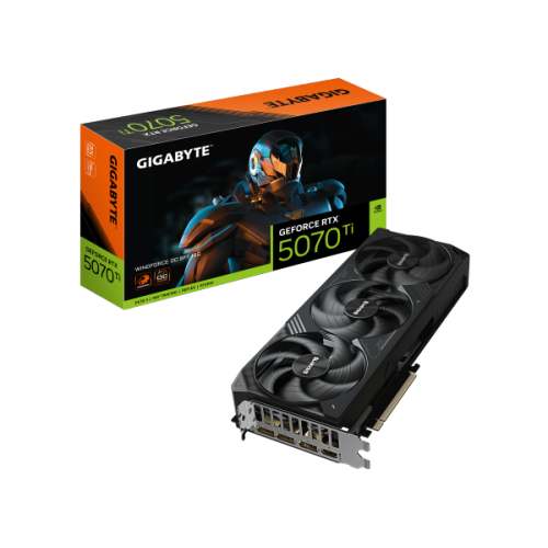 כרטיס מסך Gigabyte RTX 5070 Ti Windforce 3 SFF 16GD DP HDMI