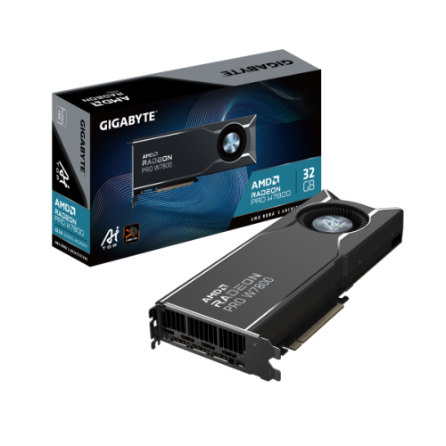 כרטיס מסך Gigabyte Radeon Pro W7800 AI TOP 32GB