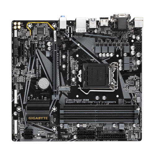 לוח אם מתוקן למעבדי אינטל דור 10 GIGABYTE B460M DS3H