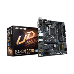 לוח אם מתוקן למעבדי אינטל דור 10 GIGABYTE B460M DS3H