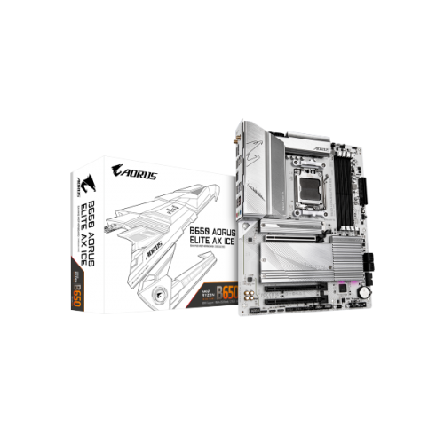 לוח Gigabyte B650 A ELITE AX ICE ATX AM5 WIFI BT PCIE5.0 White