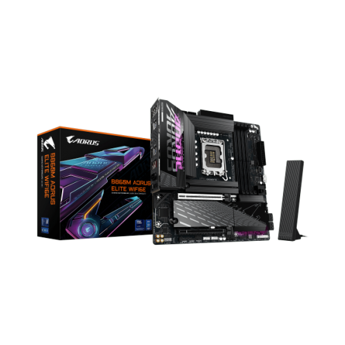 לוח למעבד דור 15 Gigabyte B860M AORUS ELITE WIFI6E ATX 2.5GB LAN