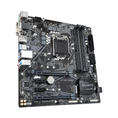 לוח משופץ Gigabyte H470M DS3H Micro-Atx VGA DVI HDMI DP