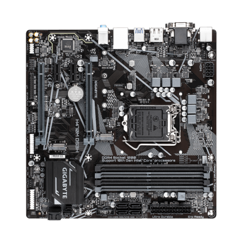 לוח משופץ Gigabyte H470M DS3H Micro-Atx VGA DVI HDMI DP