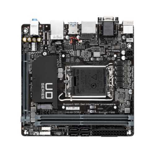 לוח אם Gigabyte H610i DDR4 Mini-ITX LGA1700 VGA HDMI 2XDP