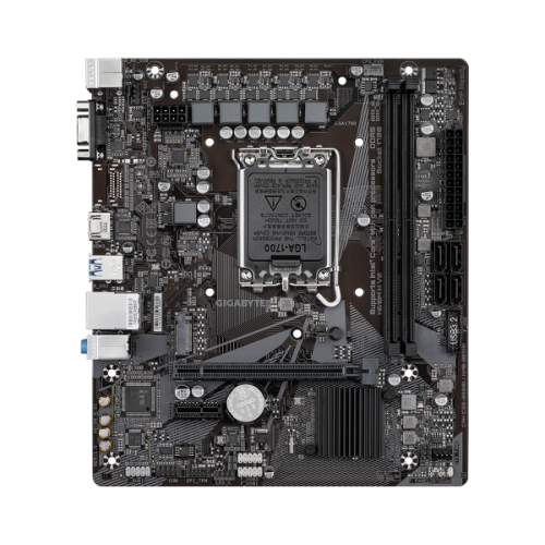 לוח לאינטל דור 12-14 Gigabyte H610M H V2 DDR5 VGA HDMI