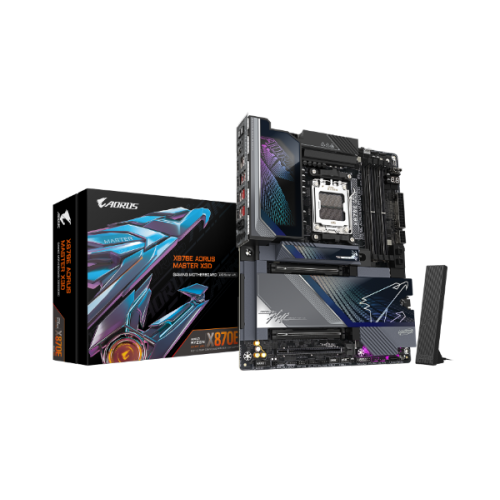 לוח אם Gigabyte X870E A MASTER X X3D 10GB/5GB lan Wifi 7 Usb 4.0