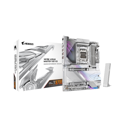 לוח אם GIGABYTE X870E AORUS MASTER X3D ICE WIFI7 ATX BT 10GBE
