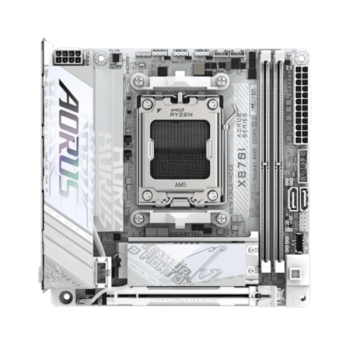 לוח אם GIGABYTE X870I AORUS PRO ICE MINI-ITX DDR5 AM5 BT 2.5GBE