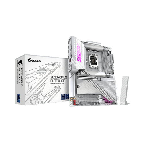 לוח לאינטל דור 15 Gigabyte Z890 AORUS ELITE X ICE ATX LGA1851