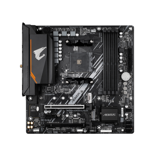 לוח אם Gigabyte B550M AORUS ELITE AX AM4 DDR4 WIFI DVI HDMI M-Atx