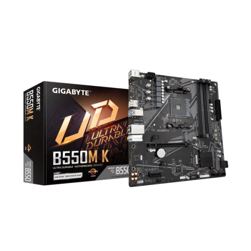 לוח אם Gigabyte B550M K DDR4 for AMD AM4 DP HDMI Micro-Atx