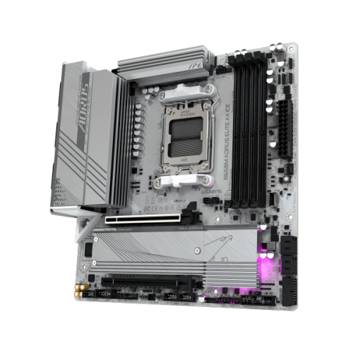 לוח Gigabyte B650M A ELITE AX ICE ATX AM5 WIFI BT PCIE5.0 White