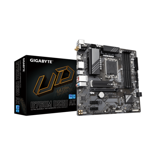 לוח Gigabyte B760M DS3H AX DDR5 Micro-ATX WIFI6 LGA1700