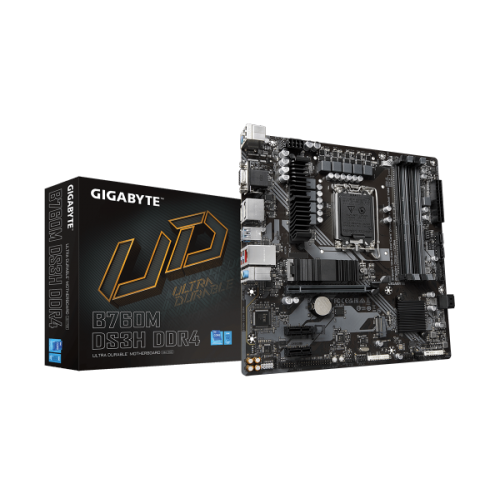 לוח Gigabyte B760M DS3H DDR4 LGA1700 MultiviewX4 Micro-Atx