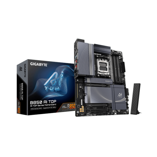 לוח אם GIGABYTE B850 AI TOP WIFI7 ATX DDR5 AM5 2x10GBE LAN