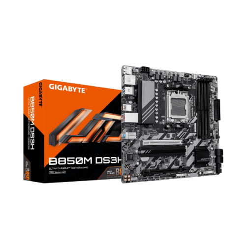 לוח אם GIGABYTE B850M DS3H DDR5 MICRO-ATX AM5 2.5GBE LAN