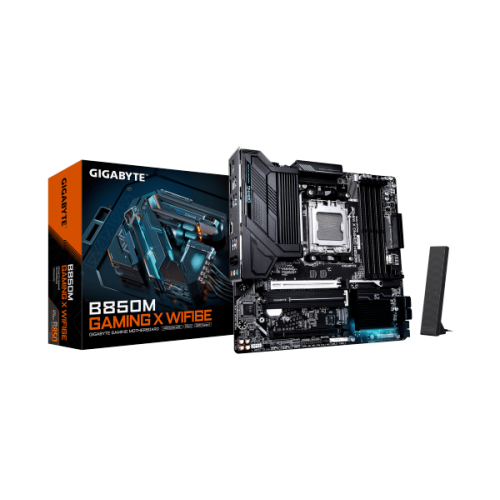 לוח אם GIGABYTE B850M GAMING X WIFI6E MICRO-ATX DDR5 AM5 BT 2.5GB