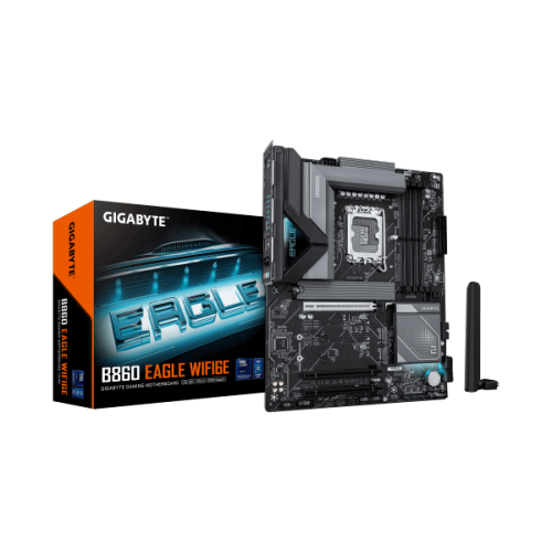 לוח למעבד דור 15 Gigabyte B860 EAGLE WIFI6E ATX 2.5GB LAN