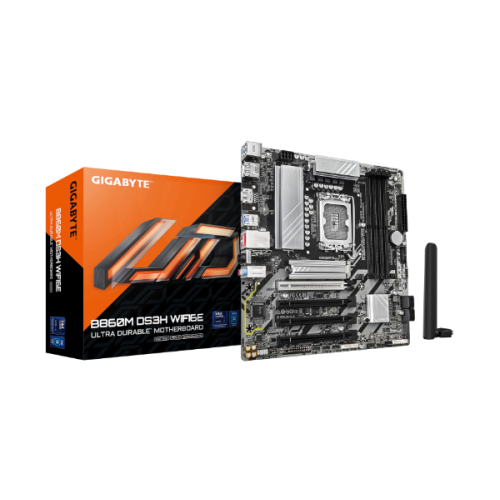 לוח לאינטל דור 15 Gigabyte B860M DS3H Micro-ATX WIFI BT DDR5