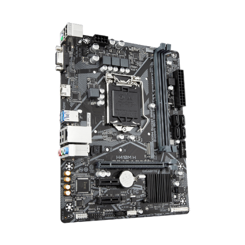 לוח אם אינטל דור 10 Gigabyte H410M H V2 2.0 Micro-ATX LGA1200