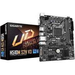 לוח דור 11/10 Gigabyte H510M S2H V3 LGA1200 VGA DVI HDMI