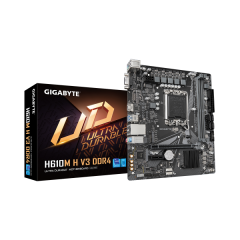 לוח לאינטל דור 12-14 Gigabyte H610M H DDR4 V3 REV1.0 VGA HDMI