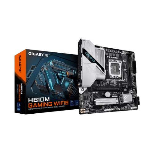 לוח Gigabyte H810M Gaming WIFI6 Micro-Atx DDR5 LGA1851 VGA HDMI