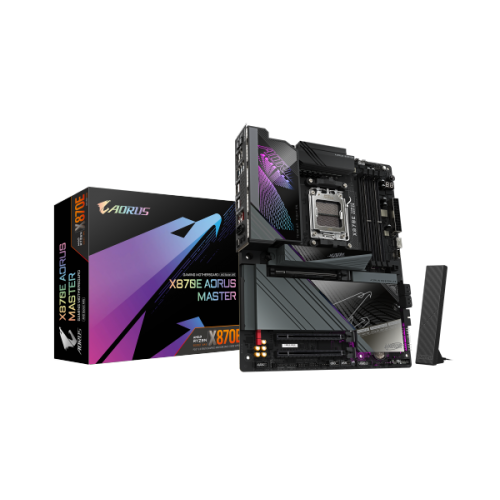 לוח אם GIGABYTE X870E AORUS MASTER WIFI 7 ATX DDR5 AM5 5GBE LAN