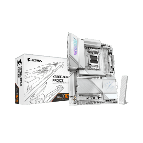 לוח אם GIGABYTE X870E AORUS PRO ICE ATX DDR5 WIFI7 AM5 2.5GBE LAN
