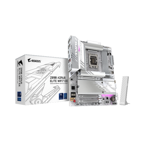 לוח לאינטל דור 15 Gigabyte Z890 AORUS ELITE WIFI7 ICE ATX LGA1851