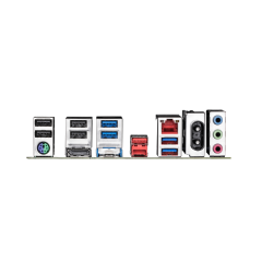 לוח לאינטל דור 15 Gigabyte Z890 UD WIFI6E 2.5GBE LAN ATX LGA1851