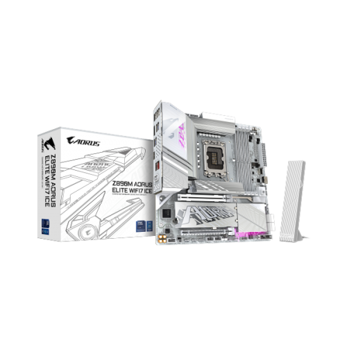 לוח אם אינטל GIGABYTE Z890M AORUS ELITE WIFI7 ICE WIFI7 BT PCIE 5