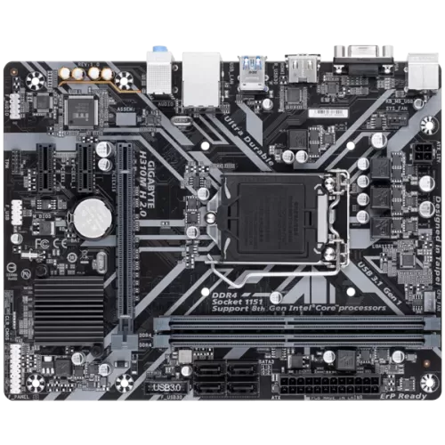 לוח אם GIGABYTE H310M H 2.0 (גרסה 1.0) 