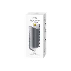 תחנת עגינה Cudy CS700 Dual 4K 10Gbs USB-C PD 100W