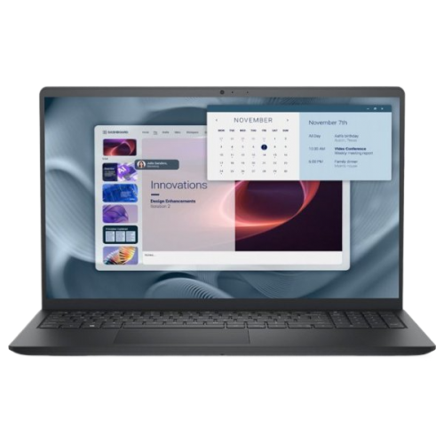מחשב נייד Dell PV1520 i7-1335U 16GB 512Nvme 15.6 DOS Black 3YOS