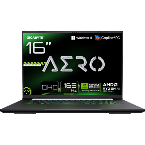 מחשב נייד GIGABYTE AERO X16 2WH R9 HX370 32GB DDR5 1TB 5070 WIN11