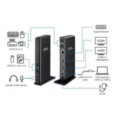תחנת עגינה Gold Touch Dual Hdmi 4Xusb2.0 2XUSB3.1 SPK/Mic Lan