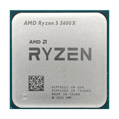 מעבד AMD Ryzen R5 5600X Tray 6 Cores Threads 12 Up to 4.6Ghz