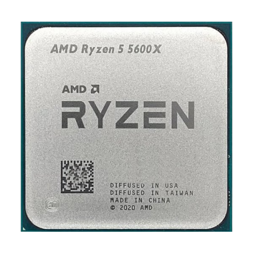 מעבד AMD Ryzen R5 5600X Tray 6 Cores Threads 12 Up to 4.6Ghz