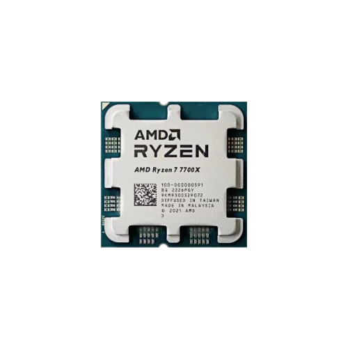 מעבד AMD ZEN4 R7 7700X Tray no Fan AM5 TDP 105W Up to 4.5Ghz 8Crs